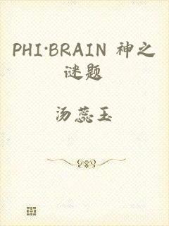 PHI·BRAIN 神之谜题